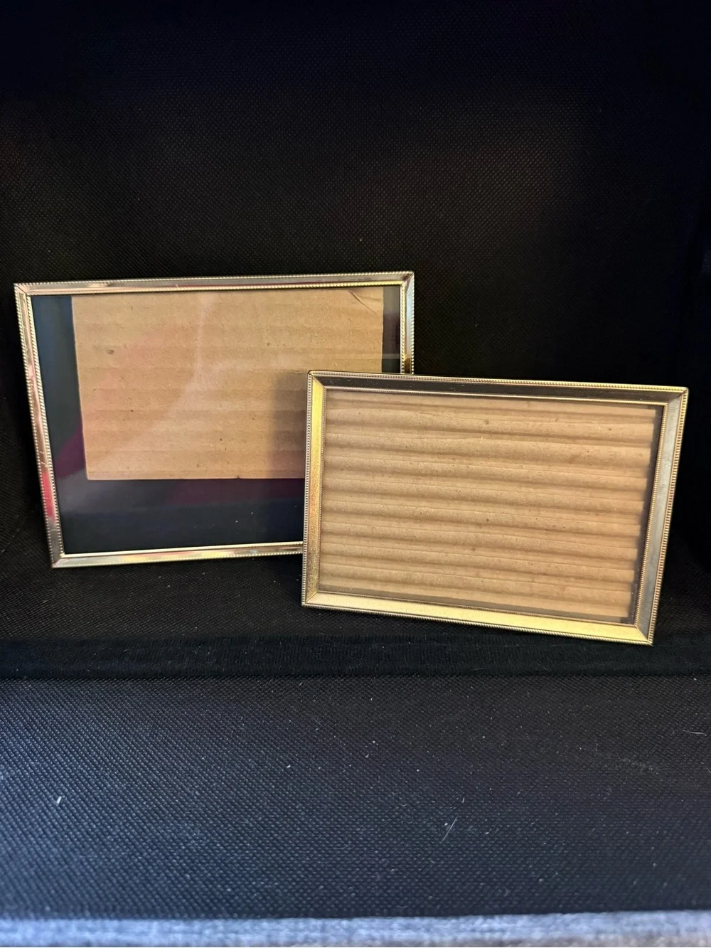 Vintage Gold Metal Picture Frame Set of 2 OSP